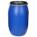 FOOD GRADE 210 Liter FAIRLY USED UN Approved Open Top Blue Plastic
