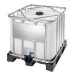 FOOD GRADE 800 Liter BRAND NEW Clear IBC Tanks on Plastic Pallets